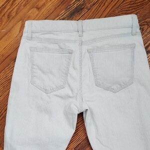 GAP Women's Light Blue/White Striped Jeggings Sz 25 Stretch